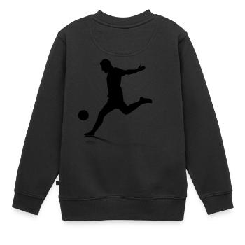 Shooting Striker - Sweat Premium enfant bio - noir - Dos - AI Model Kid Female (0cm)