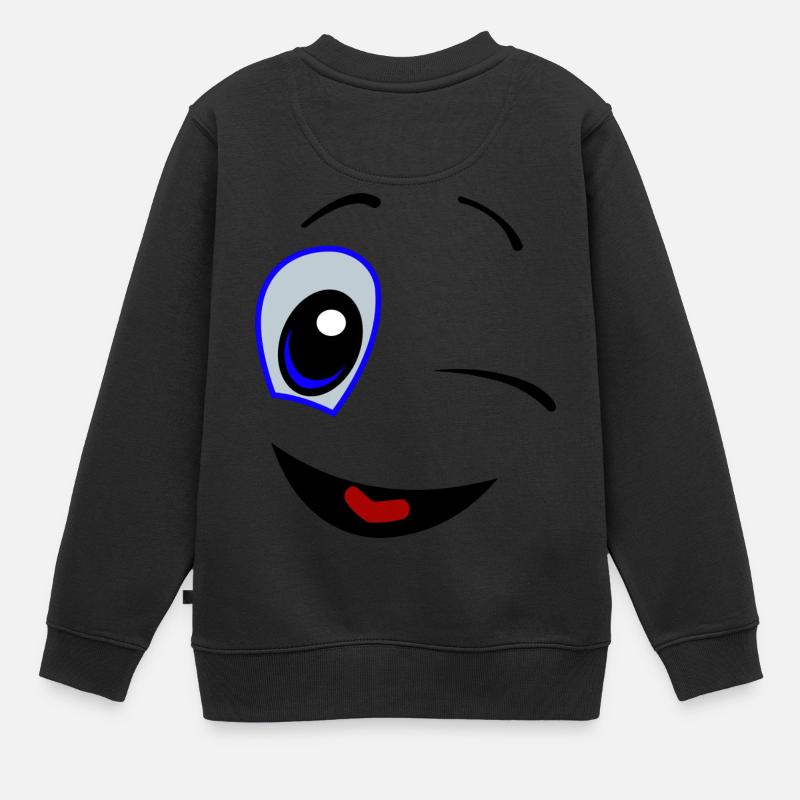 comic 2 - Sweat Premium enfant bio - noir