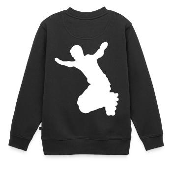 Patins rollers rollers patins - Sweat Premium enfant bio - noir - Dos - AI Model Kid Female (0cm)