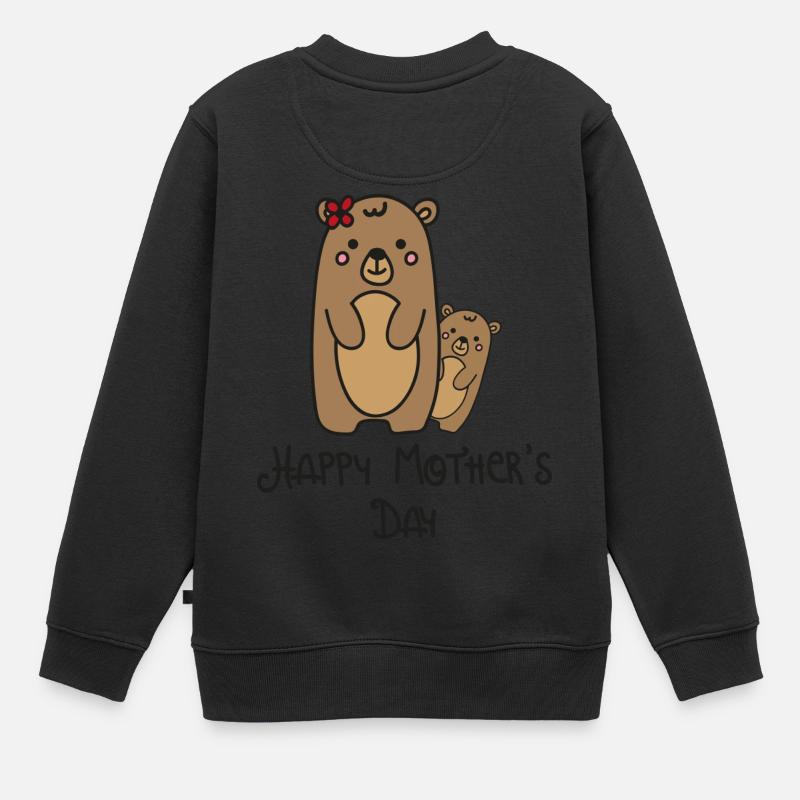 Fête des Mères - Sweat Premium enfant bio - noir