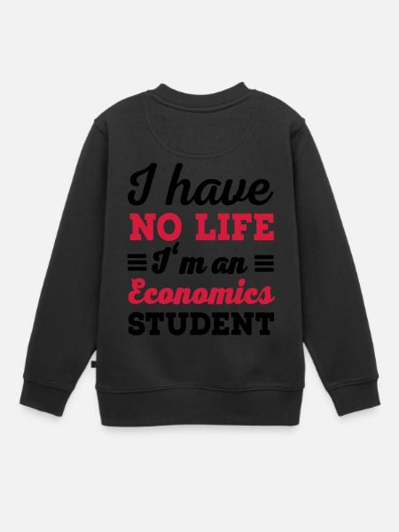 Économie - Sweat Premium enfant bio - noir