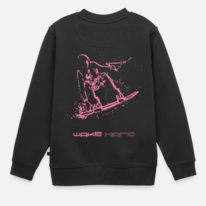 planchiste - Sweat Premium enfant bio - noir