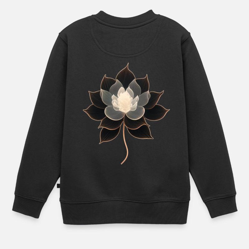 Lotus - Sweat Premium enfant bio - noir