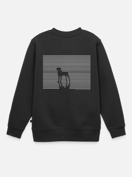 Rhodesian Ridgeback Hund T-Shirt Geschenk - Kinder Premium Organic Sweatshirt - Schwarz