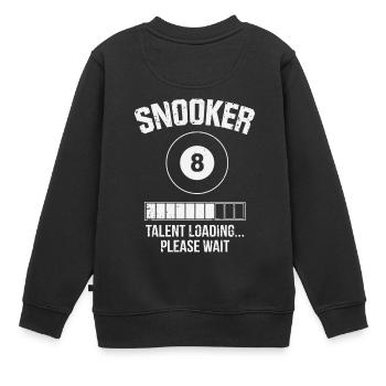 Le talent de billard charge s’il vous plaît attendre cadeau - Sweat Premium enfant bio - noir - Dos - AI Model Kid Female (0cm)