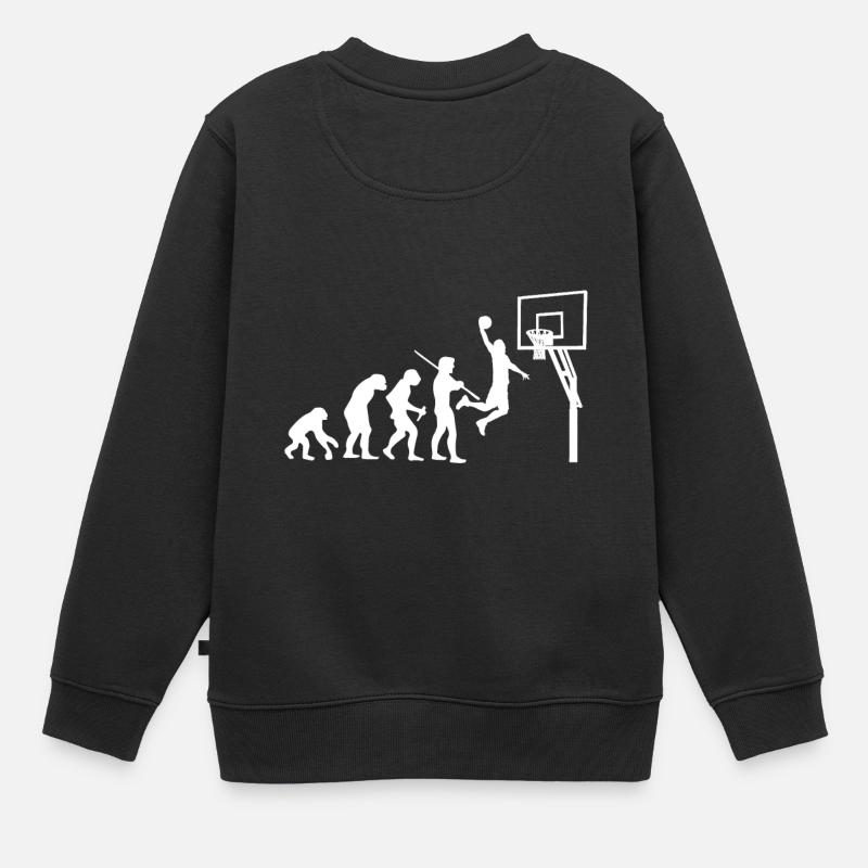 Evolution de basket-ball T-shirt - Sweat Premium enfant bio - noir