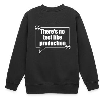 Les programmeurs, logiciels, informatique, développeur - Sweat Premium enfant bio - noir - Dos - AI Model Kid Female (0cm)