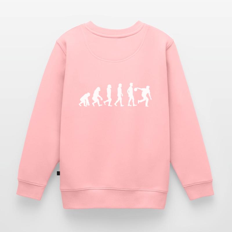 Bowling Evolution - Cones - Cone - Gift Kids Premium Organic Sweatshirt