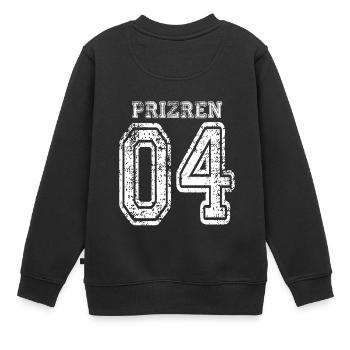 Prizren 04 Albanais du Kosovo Conception - Sweat Premium enfant bio - noir - Dos - AI Model Kid Female (0cm)