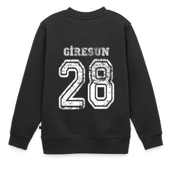 28 Giresun plaque d'immatriculation turque comme un cadeau - Sweat Premium enfant bio - noir - Dos - AI Model Kid Female (0cm)