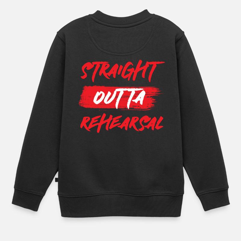 Musical - Schauspieler - Schauspiel - Casting - Kinder Premium Organic Sweatshirt - Schwarz