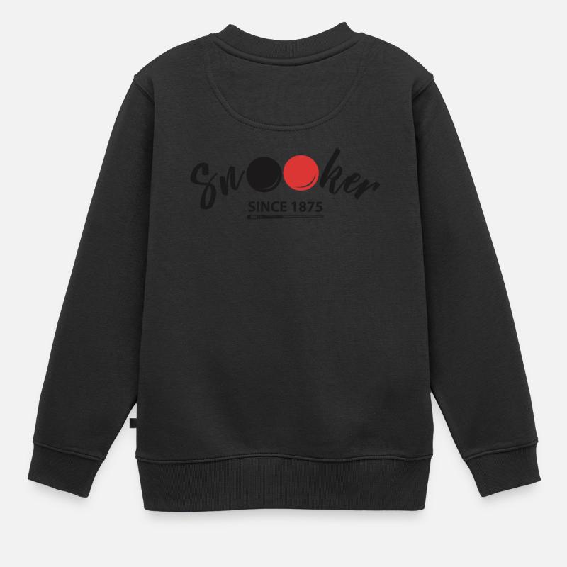 Snooker depuis 1875 - Sweat Premium enfant bio - noir
