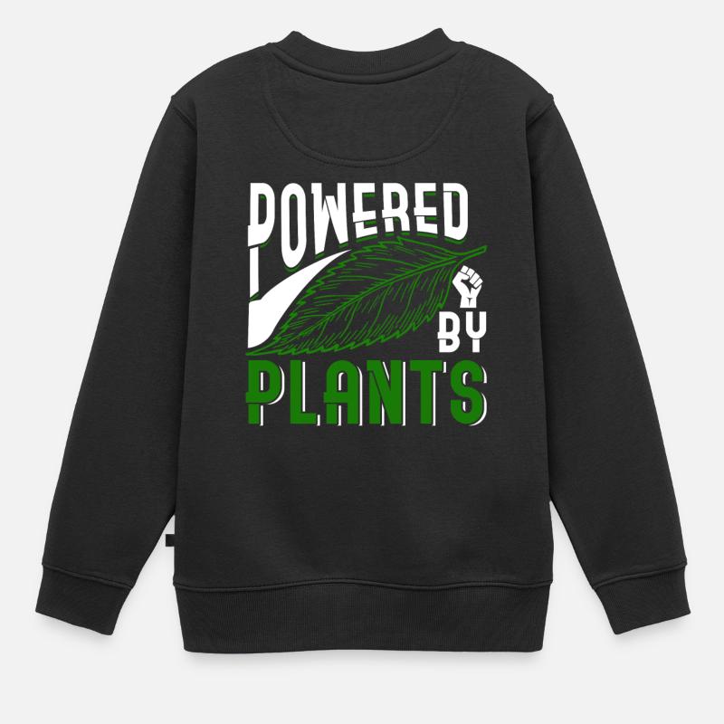 Alimenté par des plantes - Sweat Premium enfant bio - noir