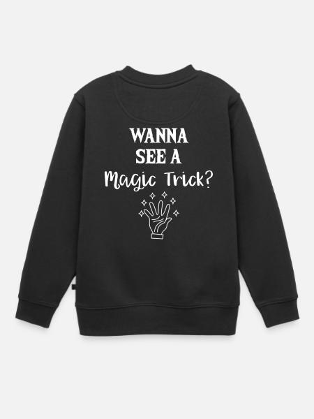Magic Hat - Magie - Magie - Tour de magie - Sweat Premium enfant bio - noir