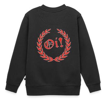 OI Skinheads SKA PUNK RUDE BOY BOOTBOY MUSIK KULT - Kinder Premium Organic Sweatshirt - Schwarz - Hinten - AI Model Kid Female (0cm)