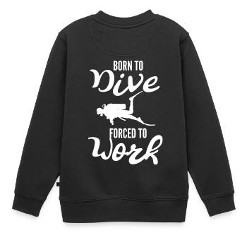 Plongée - Plongée sous-marine - Plongée sous-marine - Travail - Sweat Premium enfant bio - noir - Dos - AI Model Kid Female (0cm)