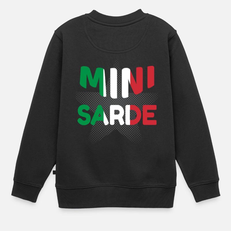 Sarde - Sweat Premium enfant bio - noir