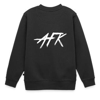 AFK - Away from Keyboard Gamer Zocker Progamer - Kinder Premium Organic Sweatshirt - Schwarz - Hinten - AI Model Kid Female (0cm)