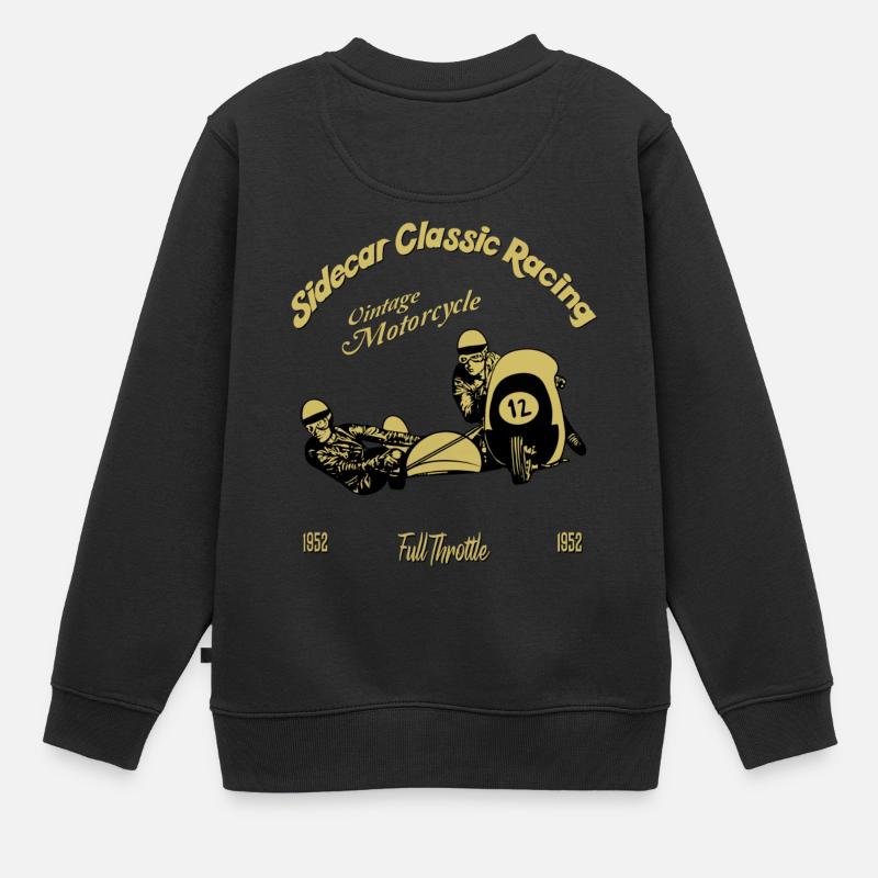 Sidecar Classic Racing - Sweat Premium enfant bio - noir