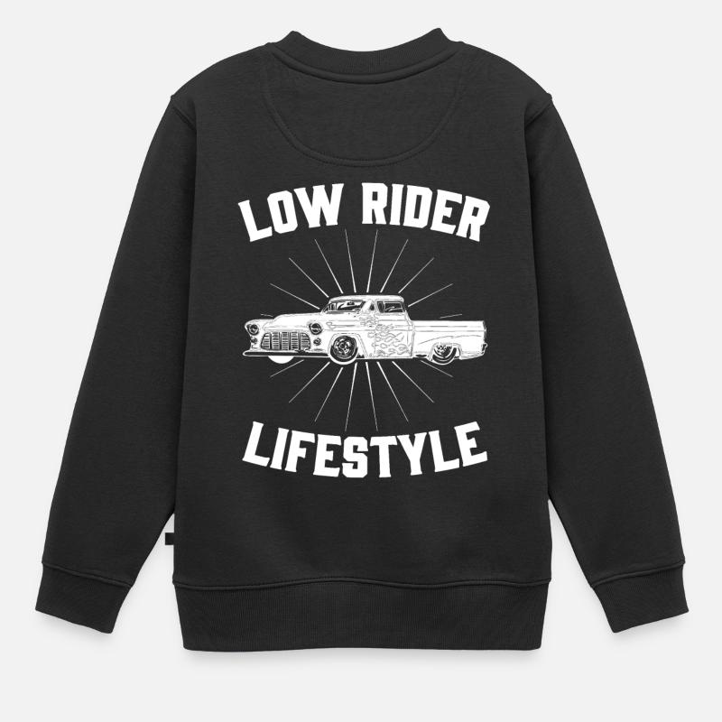 Mode de vie Low Rider - Sweat Premium enfant bio - noir