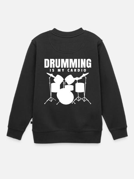 Batteur de batteur de batteur de cadeau - Sweat Premium enfant bio - noir