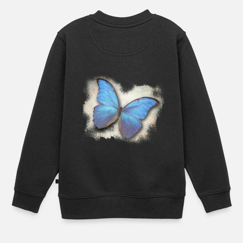 Papillon - Papillon - Sweat Premium enfant bio - noir