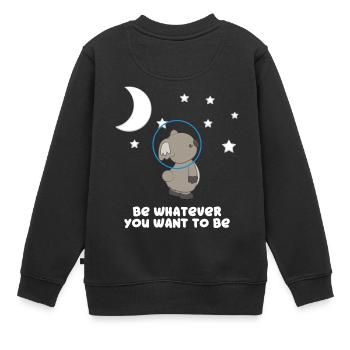 Koala - Koalas - Koala T-Shirt - Soyez vous - Sweat Premium enfant bio - noir - Dos - AI Model Kid Female (0cm)