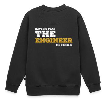 Ingénieur ingénieur technicien - Sweat Premium enfant bio - noir - Dos - AI Model Kid Female (0cm)