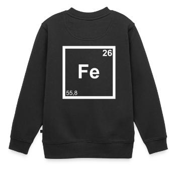 Eisen Iron Periodensystem Triathlete Iron Man Tee - Kinder Premium Organic Sweatshirt - Schwarz - Hinten - AI Model Kid Female (0cm)