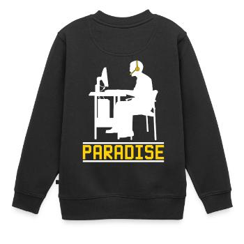Gamer Gaming Clan gambling gambler - Kids Premium Organic Sweatshirt - black - Back - AI Model Kid Female (0cm)