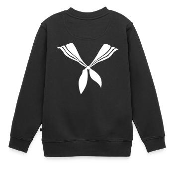 Matrosen Band Geschenk Matrose Shirt - Kinder Premium Organic Sweatshirt - Schwarz - Hinten - AI Model Kid Female (0cm)