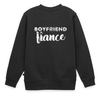 Ex-Freund Allianz jetzt Geschenk - Kinder Premium Organic Sweatshirt - Schwarz - Hinten - AI Model Kid Female (0cm)
