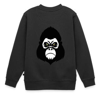 Gorilla - Sweat Premium enfant bio - noir - Dos - AI Model Kid Female (0cm)