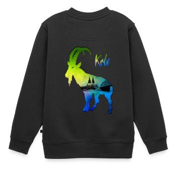 Kölner Dom Geißbock Hennes - Sweat Premium enfant bio - noir - Dos - AI Model Kid Female (0cm)