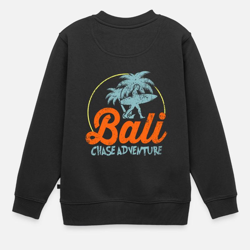 Bali - Sweat Premium enfant bio - noir