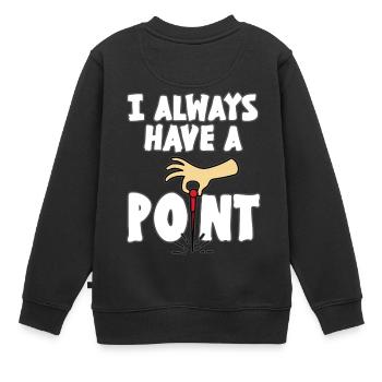 Acupuncture Acupression Aiguille Acupuncturiste Cadeau - Sweat Premium enfant bio - noir - Dos - AI Model Kid Female (0cm)