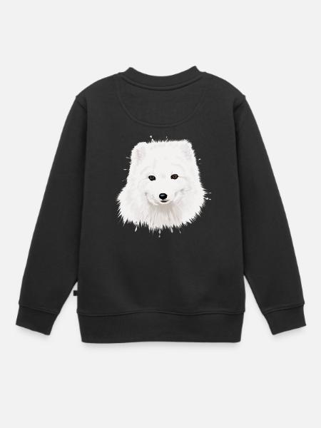 Polarfuchs - Kinder Premium Organic Sweatshirt - Schwarz