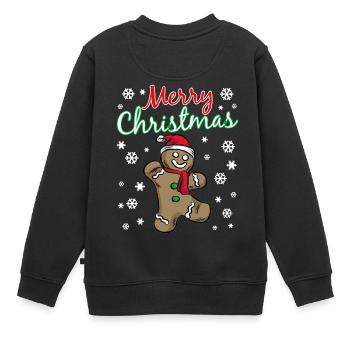 JOYEUX NOEL - Sweat Premium enfant bio - noir - Dos - AI Model Kid Female (0cm)