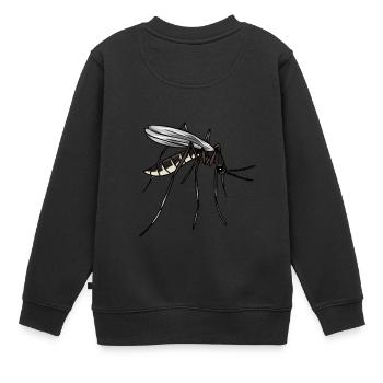 Moustique insectes ravageurs nature sangsue - Sweat Premium enfant bio - noir - Dos - AI Model Kid Female (0cm)