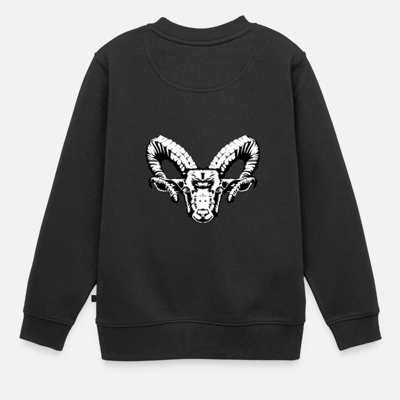 Satan Satanic Chèvre Chèvre Diable Enfer Mort - Sweat Premium enfant bio - noir