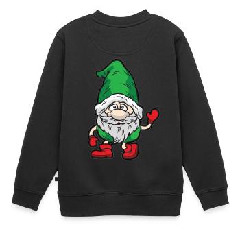 Süßer Zwerg - Kinder Premium Organic Sweatshirt - Schwarz - Hinten - AI Model Kid Female (0cm)
