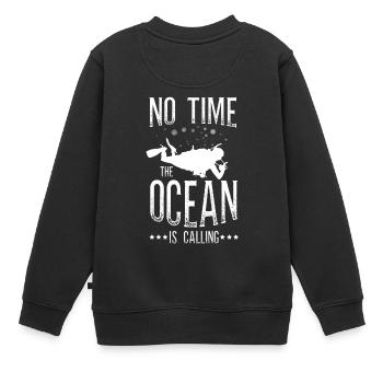 Diving Diver Scuba Apnoe Diving Gift Scuba Diving - Kids Premium Organic Sweatshirt - black - Back - AI Model Kid Female (0cm)