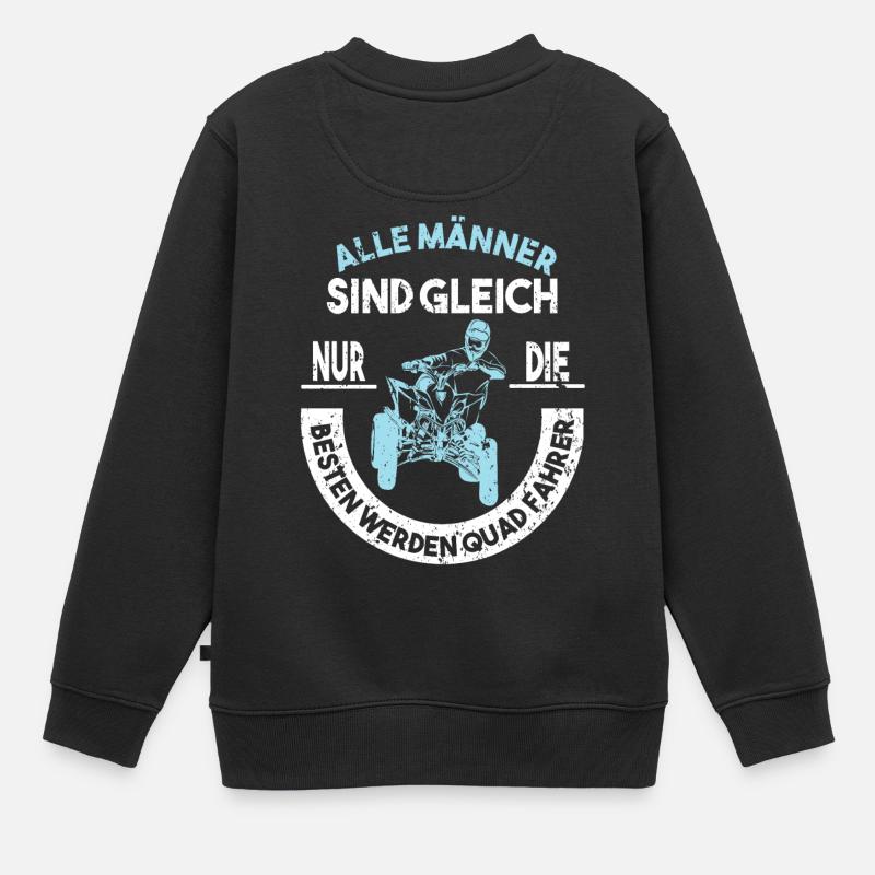 Quad ATV Offroad Quadfahrer Geschenkidee - Kinder Premium Organic Sweatshirt - Schwarz