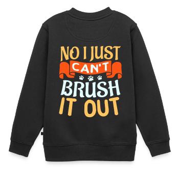 Toilettage pour chiens pour un toiletteur pour chiens - Sweat Premium enfant bio - noir - Dos - AI Model Kid Female (0cm)