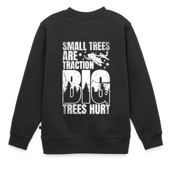 Motoneige pour un motoneige - Sweat Premium enfant bio - noir - Dos - AI Model Kid Female (0cm)