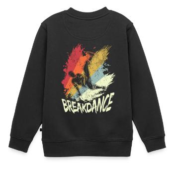 Breakdance Dance Battle Dancing B-Boy Danseurs - Sweat Premium enfant bio - noir - Dos - AI Model Kid Female (0cm)