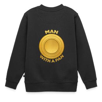 Goldsucher Mining Bergbau Goldrausch Spitzhacke - Kinder Premium Organic Sweatshirt - Schwarz - Hinten - AI Model Kid Female (0cm)