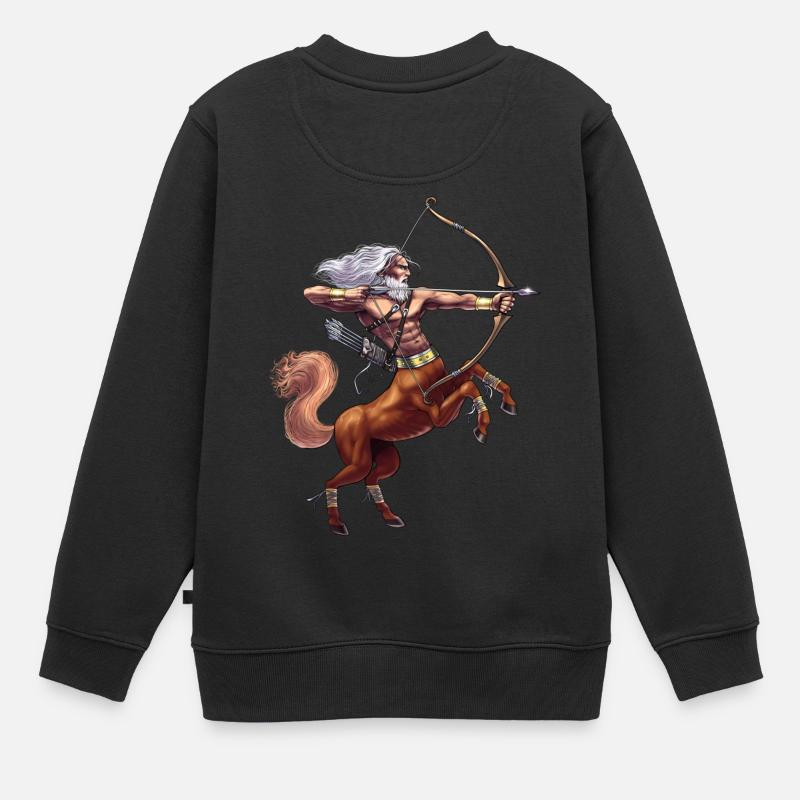Mythologie grecque Divinité Centaure - Sweat Premium enfant bio - noir