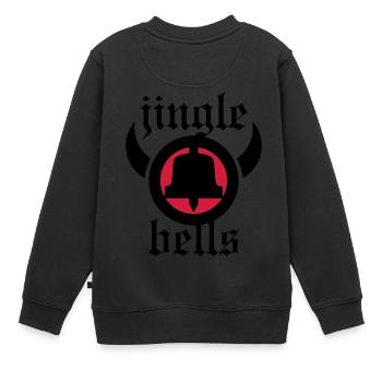 jingle bells rock - Kinder Premium Organic Sweatshirt - Schwarz - Hinten - AI Model Kid Female (0cm)