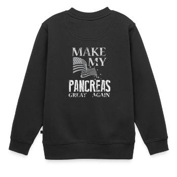 Funny Diabetic - Rend mon pancréas encore meilleur - Sweat Premium enfant bio - noir - Dos - AI Model Kid Female (0cm)